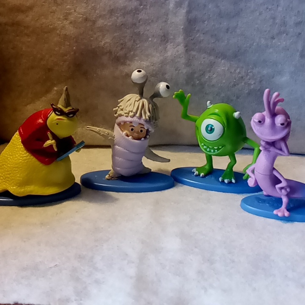 Monsters Inc action figures set of 4